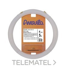 ANGUILA - PASACABLES INTERCAMB.NYLON 4mm 5m NAT.