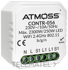 ATMOSS - PASTILLA PULSADOR 2300W LED WIFI