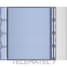 BTICINO - PLACA FRONTAL 4 PULS. 1 COLUMNA ALLMETAL