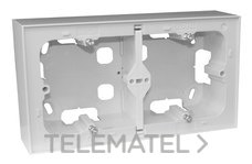 EFAPEL - CAJA SUPERFICIE DOBLE P/LOGUS 90 NEGRA