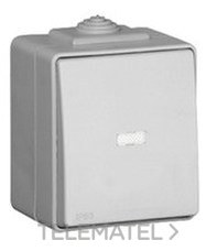 EFAPEL - INTERRUPTOR C/PILOTO ESTANCA 48 GRIS