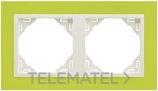 EFAPEL - MARCO DOBLE ANIMATO VERDE/HIELO