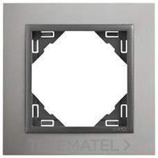 EFAPEL - MARCO SIMPLE METALLO  ALUMINIO/GRIS