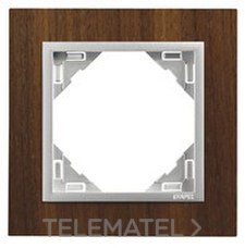 EFAPEL - MARCO SIMPLE ARBORE NOGAL/ALUMINIO