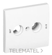 EFAPEL - TAPA TOMA MULTIMARCAS R-TV-SAT 2 SALIDAS APOLO 5000 BLANCO