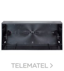 EGI - CAJA SALIENTE FORMATO -F- PLASTICO NEGRO