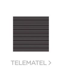 EGI - REJILLA CUADRADA 3''PLASTICO(ABS) NEGRO