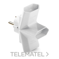 FAMATEL - ADAPTADOR TRIPLE 10A 250V ESP. 4,8mm - Imagen 2