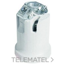 FENOPLASTICA - PORTALAMPARAS E-27 PORC.C/SIST.FIJ.