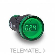 FERNANDO CARRASCO - PILOTO VOLTÍMETRO DIGITAL PV22 5-60V CC VERDE