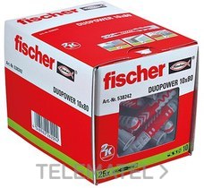 FISCHER - TACO DUOPOWER 10x80 L (25ud) - Imagen 2