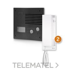 GOLMAR - KIT AUDIO K-202 2 VIVIENDAS GRAFITO