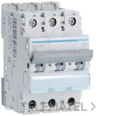 HAGER - MAGNETOT. 3P 32A C 6kA