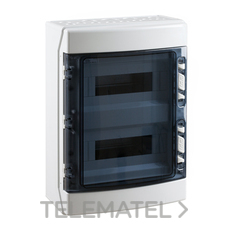 IDE - CAJA IP65 SUPF.2x12MOD.ABS GR.TP
