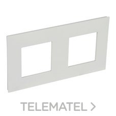 LEGRAND - PLACA VALENA NEXT CON 2 ELEMENTOS BLANCO