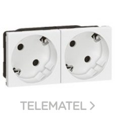 LEGRAND - TOMA DOBLE 2P+T LAT.BL.MOSAIC-II