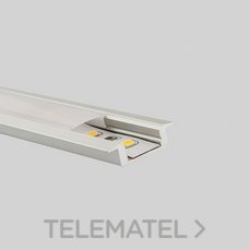 MASLIGHTING - PERFIL ALUM.EMPOTRAR 2m DIFUSOR OPAL