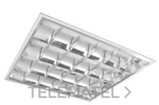 PRILUX - PANTALLA SILENT-V 4x18W T8 S/TUBO Al