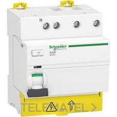 SCHNEIDER ELECTRIC - DIFERENCIAL iID40 3PN 40A 30mA AC RCCB