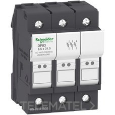 SCHNEIDER ELECTRIC - PORTAFUSIBLES 3P 25A 8,5x31,5mm