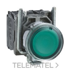SCHNEIDER ELECTRIC - PULSADOR LUMIN.RAS.230-240V VERDE EMET.