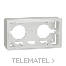 SCHNEIDER ELECTRIC - ZÓCALO SUPERFICIE 2 ELEM. STUDIO POLAR