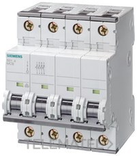 SIEMENS - INT.AUT.70 ACCES.15kA CURVA B 4 P.25A