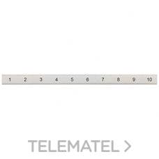 SIEMENS - PLAQUITA CON INSCRIPCIÓN HORIZONTAL 1-10 10mm PLANO - Imagen 2