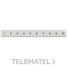 SIEMENS - PLAQUITA CON INSCRIPCIÓN HORIZONTAL 1-10 62mm PLANO