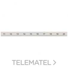 SIEMENS - PLAQUITA CON INSCRIPCIÓN HORIZONTAL 11-20 10mm PLANO - Imagen 2