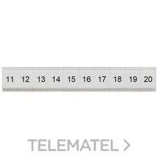 SIEMENS - PLAQUITA CON INSCRIPCIÓN HORIZONTAL 11-20 42mm PLANO