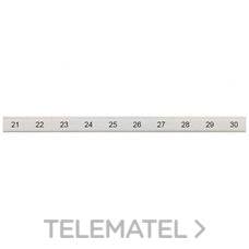 SIEMENS - PLAQUITA CON INSCRIPCIÓN HORIZONTAL 21-30 10mm PLANO - Imagen 2