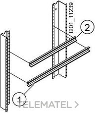 SIEMENS - SOP.BORNA VERT.DE 3/5 PERFILES 600mm - Imagen 2