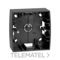 SIMON - CAJA SUPERF.1 ELEM.BAJA S.82 GRAFITO