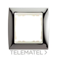 SIMON - MARCO 1 ELEM.ACERO OSCURO/ZOCALO MF.S.82