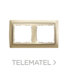 SIMON - MARCO 2 ELEM.CAVA MATE/ZOCALO CAVA S.82