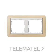 SIMON - MARCO 2 ELEM.CREMA/ZOCALO BL.S.82