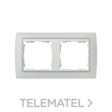 SIMON - MARCO 2 ELEM.GRIS/ZOCALO BL.S.82