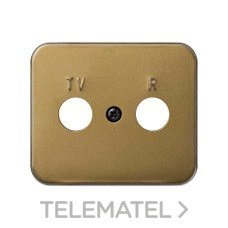 SIMON - PLACA P/TOMA SENAL R-TV S.75 BRONCE