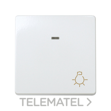 SIMON - PULSADOR LUZ Y LUMIN.ANCHO S.27 BL.NIEVE