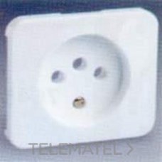 SIMON - TAPA ENCHUFE 2P+TT DESPLAZ.S.75 GRIS