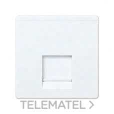 SIMON - ADAPTADOR 1 CONECTOR RJ-AMP BL NIEVE