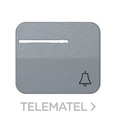 SIMON - TECLA C/LUMIN.P/PULS.CAMPANA S.75 GRIS