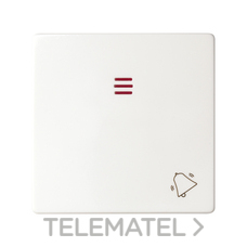 SIMON - TECLA PULS.CAMPANA C/LUMIN.S.82 BL.NIEVE