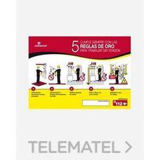 SOFAMEL - SENAL PVC CRO-42P CINC.REG.ORO 420x297mm