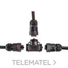 TEKOX - DERIVADOR 1 E./2 SAL.P/CX."T" CTR.IP69 0,5-2,5mm³