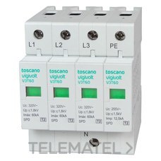 TOSCANO - PROTECTOR SOBR.PERM.V3P3.0 TRIF.400V AC P/CX.BOB.MXA./MMA.CONT.