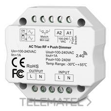ULTRALUX - DIMMER PAST. PUSH RF 2.4G TRIAC 220V/AC 1A
