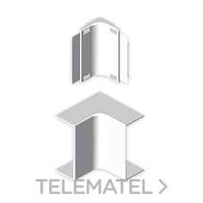 UNEX - ANGULO INTERIOR PVC P/78085/78135 BL.NV.