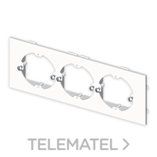 UNEX - PLACA P/3MEC.UNIV.PVC BL.NIEVE